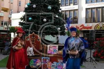 Desangelada clausura de la campaña de recogida juguetes en Telde (Foto Antonio Alí y TA)